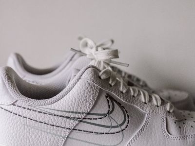 Pair of modern sneakers ready for a workout.